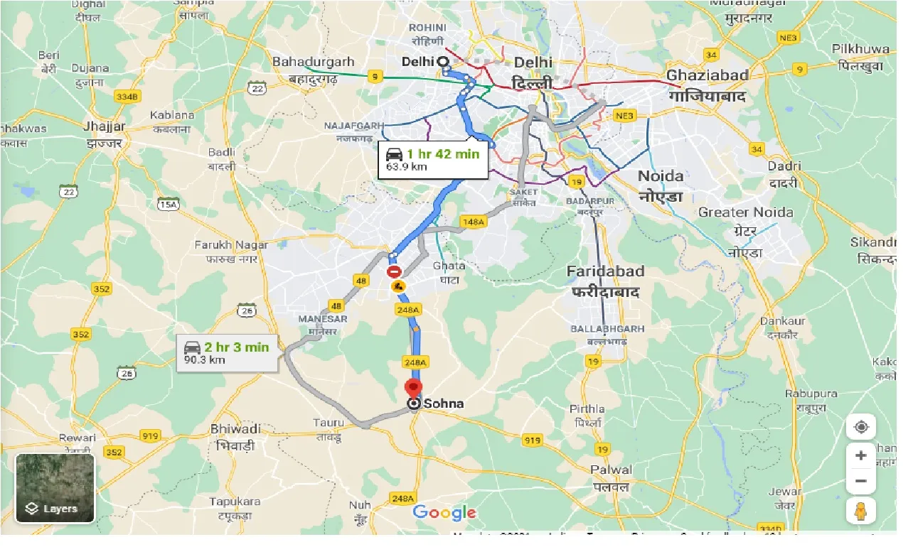 delhi-to-sohna-taxi