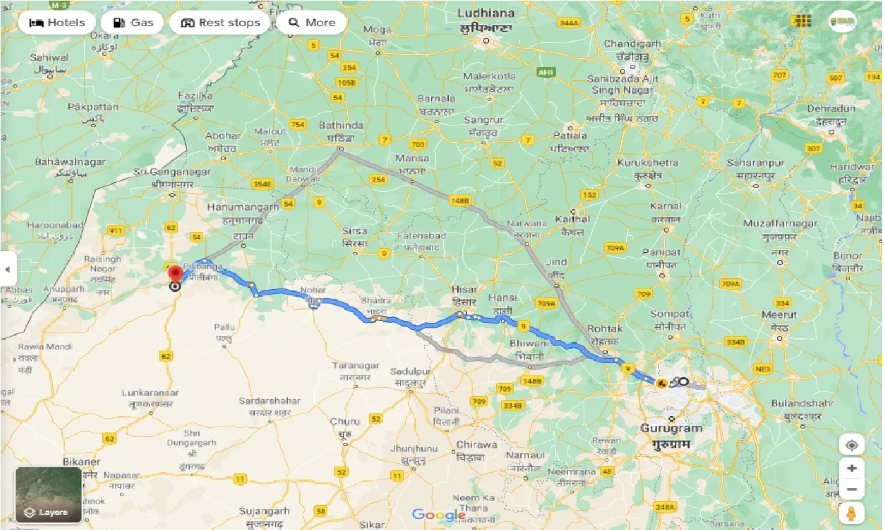 delhi-to-suratgarh-one-way