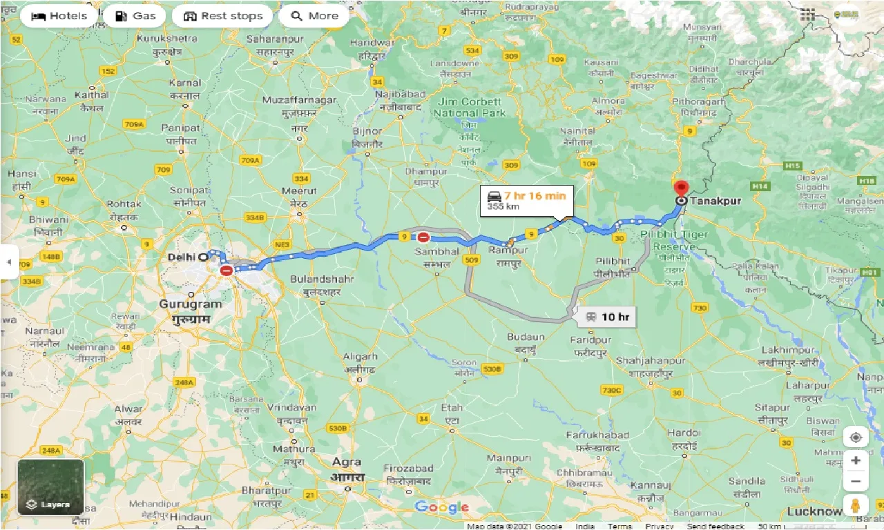 delhi-to-tanakpur-one-way