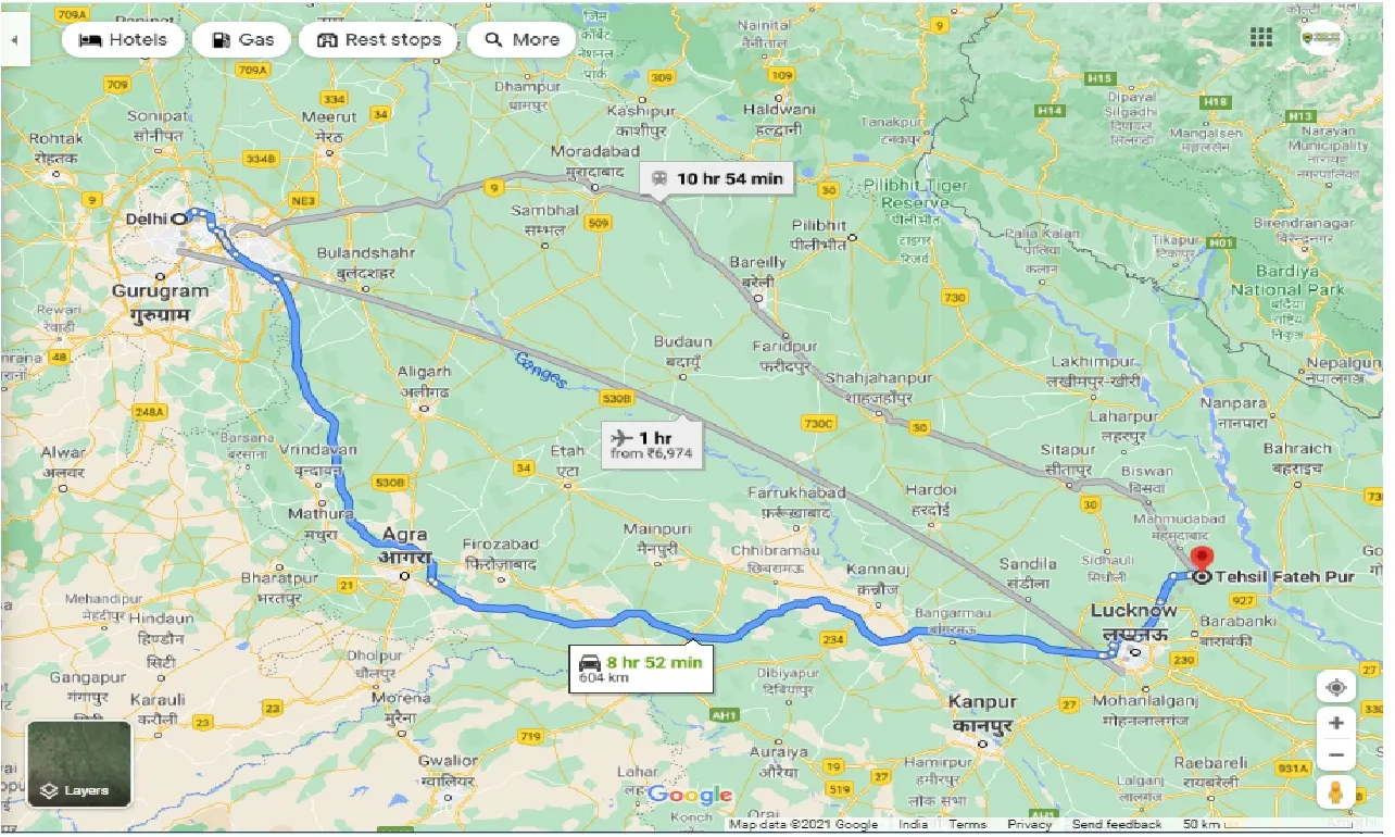 delhi-to-tehsil-fateh-pur-round-trip