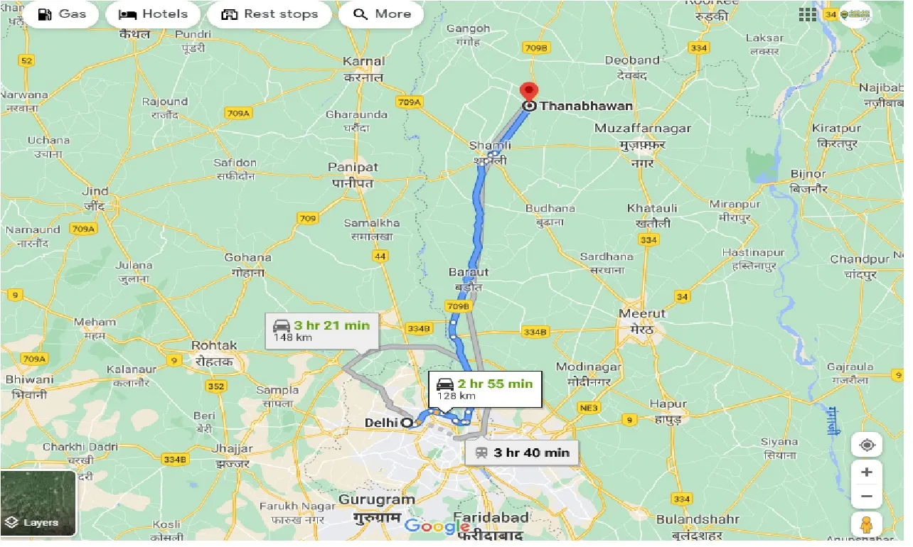delhi-to-thanabhawan-taxi