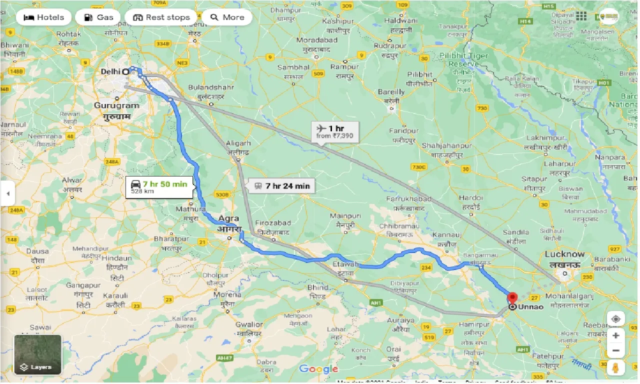 delhi-to-unnao-one-way