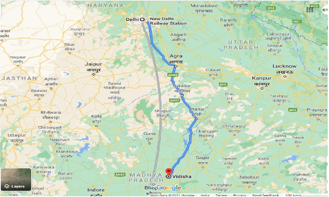 delhi-to-vidisha-one-way