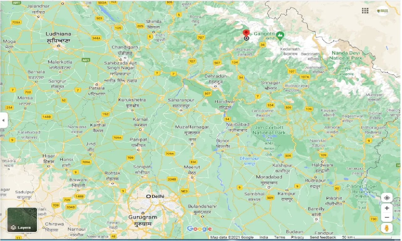 delhi-to-yamunotri-round-trip