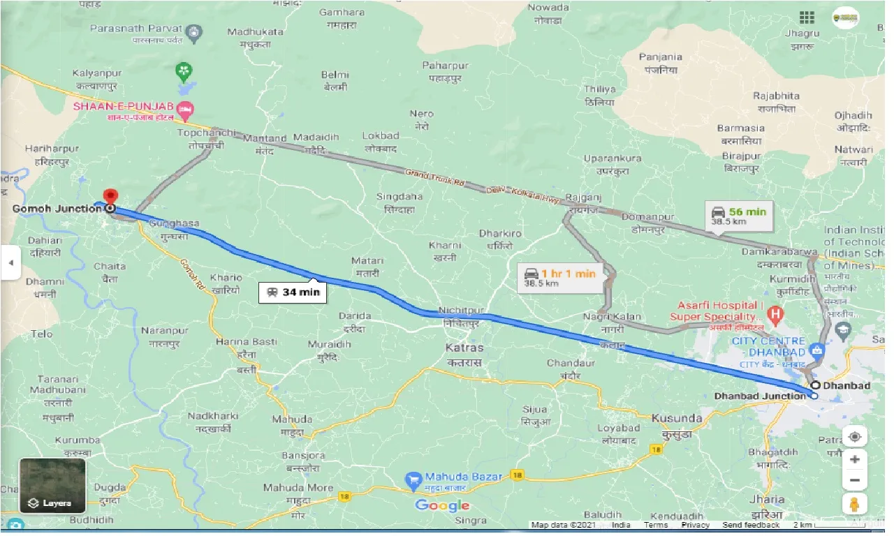 dhanbad-to-gomoh-jn-one-way