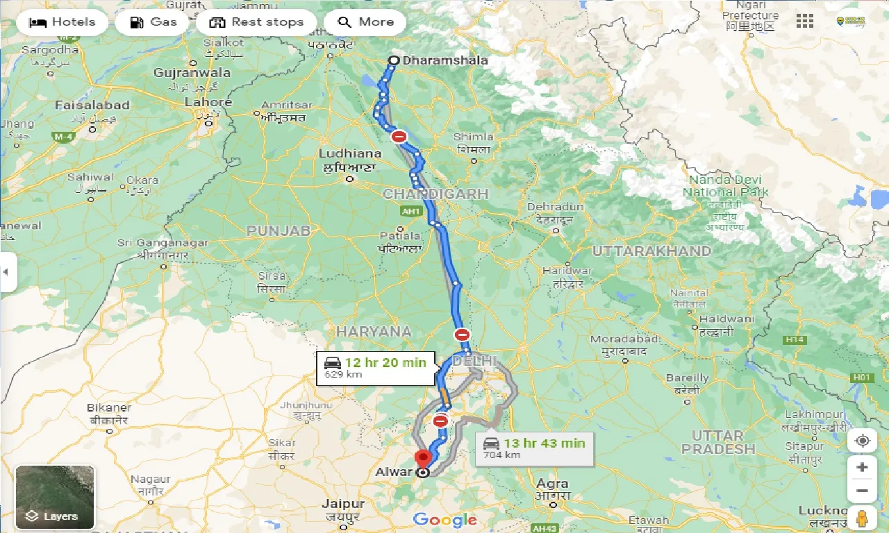 dharamshala-to-alwar-one-way