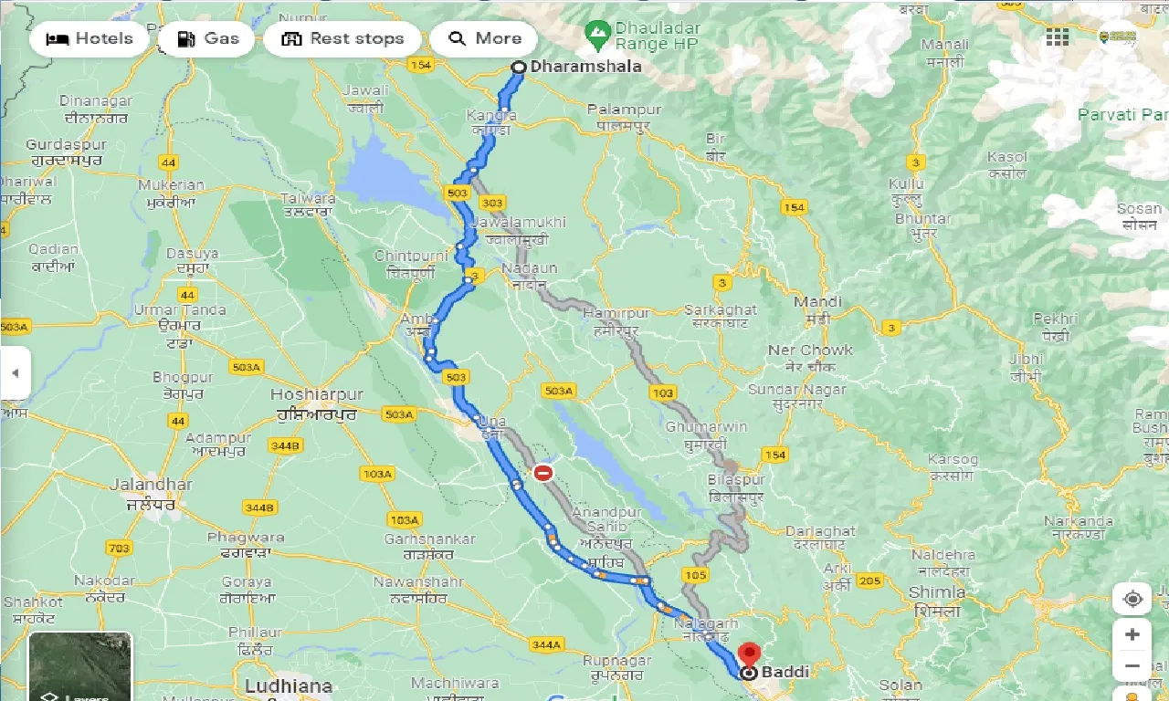 dharamshala-to-baddi-one-way