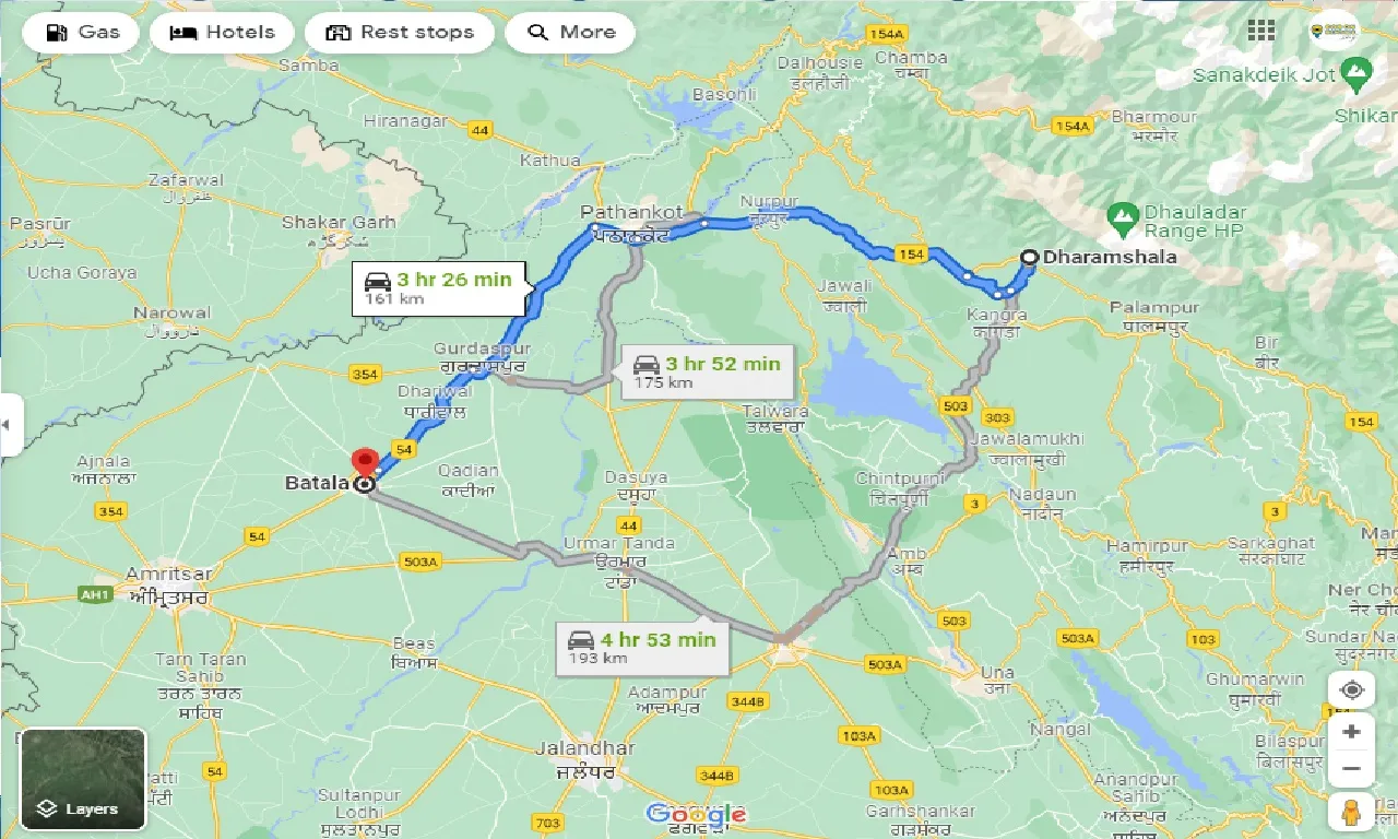 dharamshala-to-batala-one-way