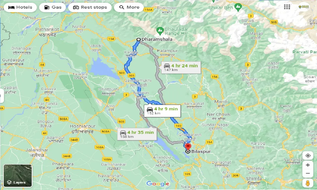 dharamshala-to-bilaspur-hp-one-way