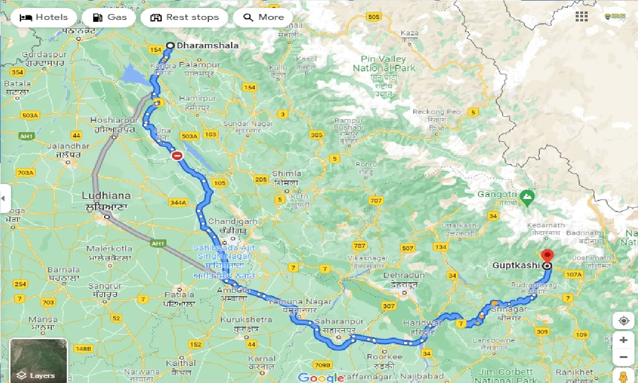 dharamshala-to-guptkashi-one-way