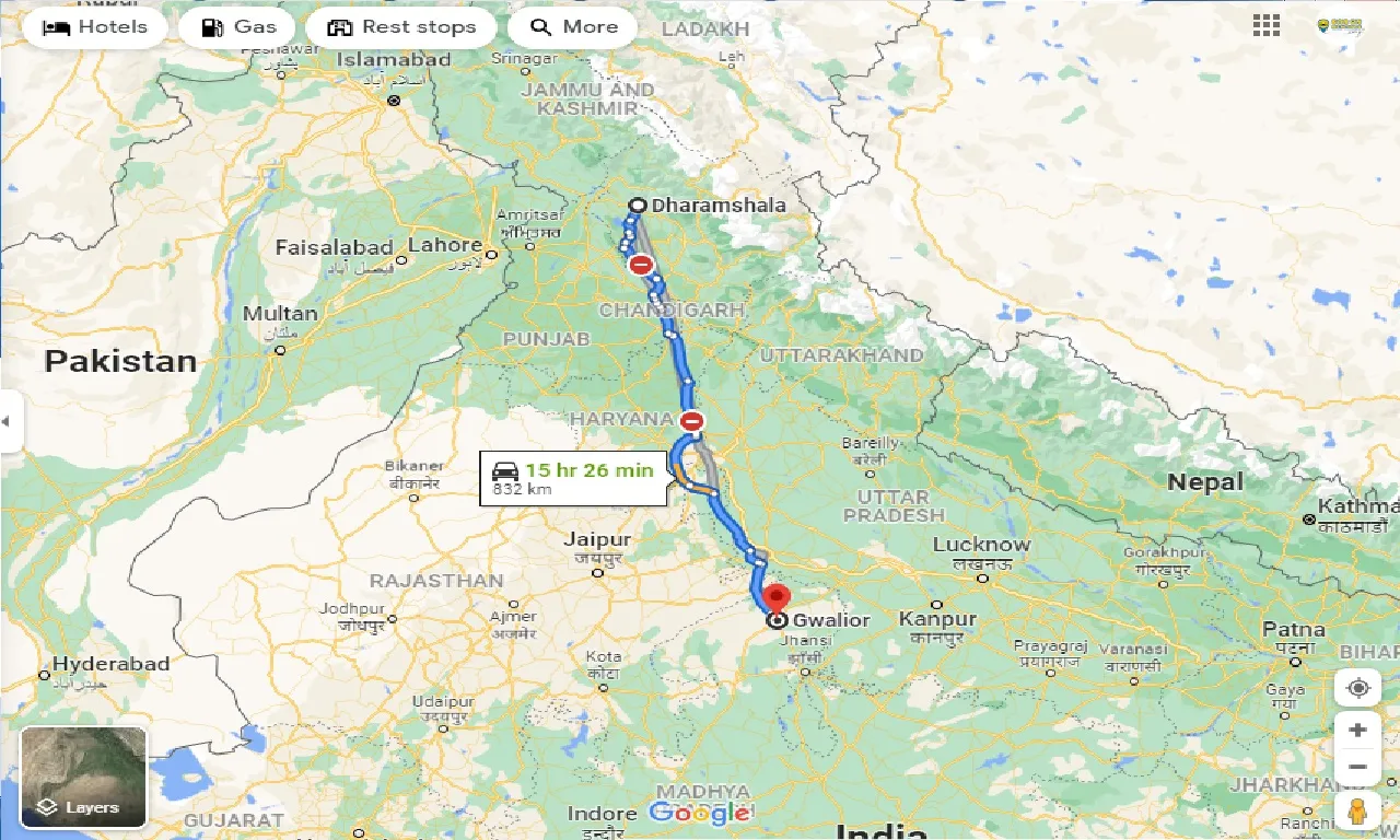 dharamshala-to-gwalior-one-way