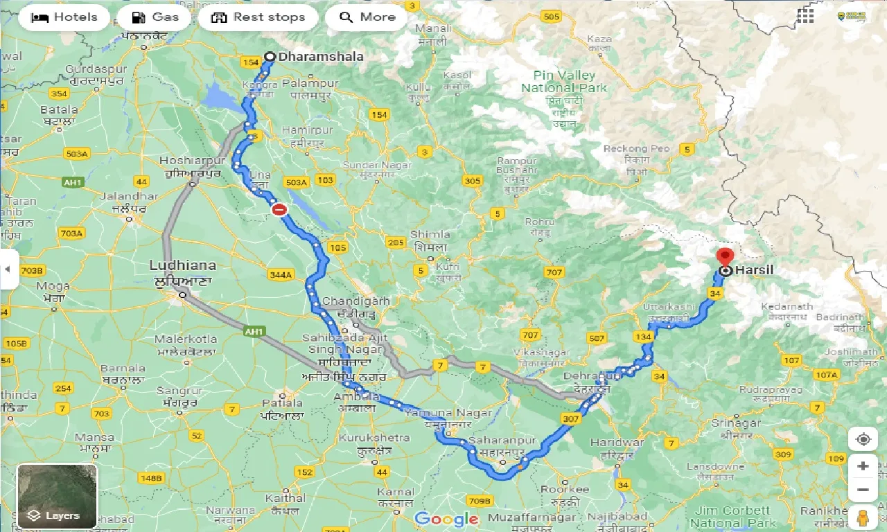 dharamshala-to-harsil-taxi