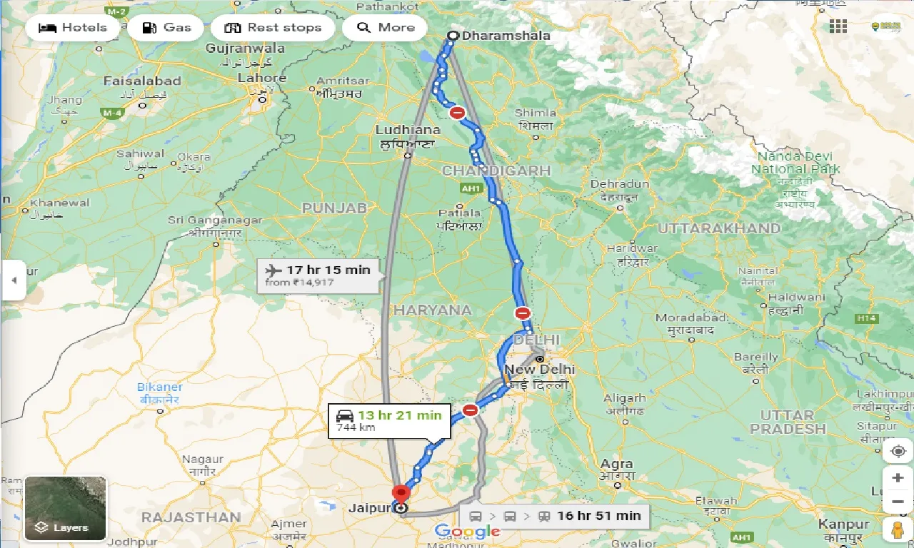 dharamshala-to-jaipur-taxi