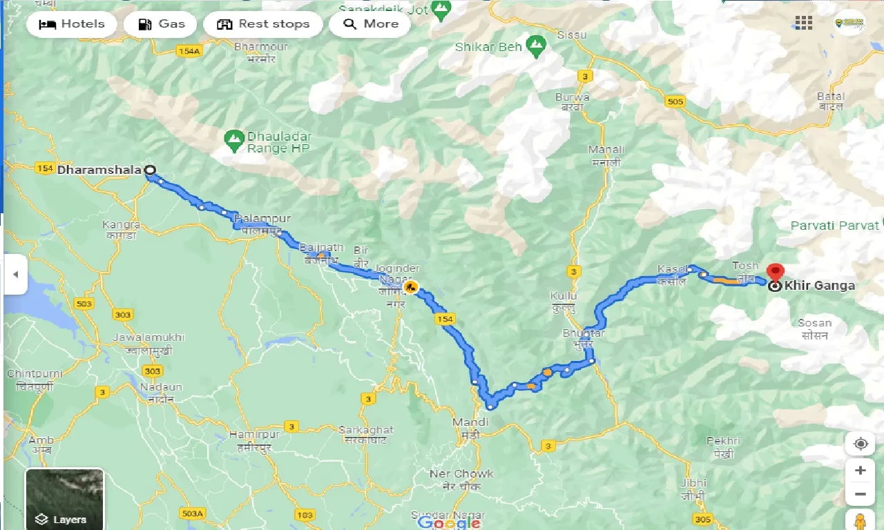 dharamshala-to-khir-ganga-one-way