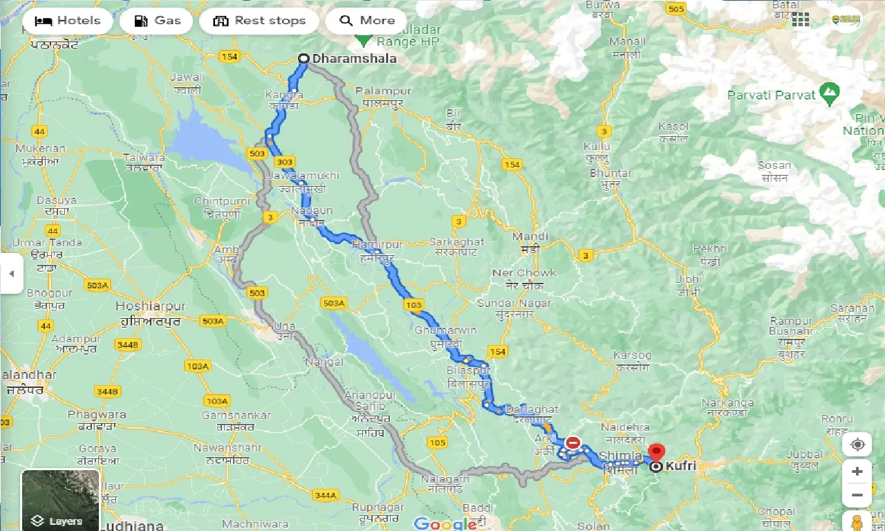 dharamshala-to-kufri-one-way