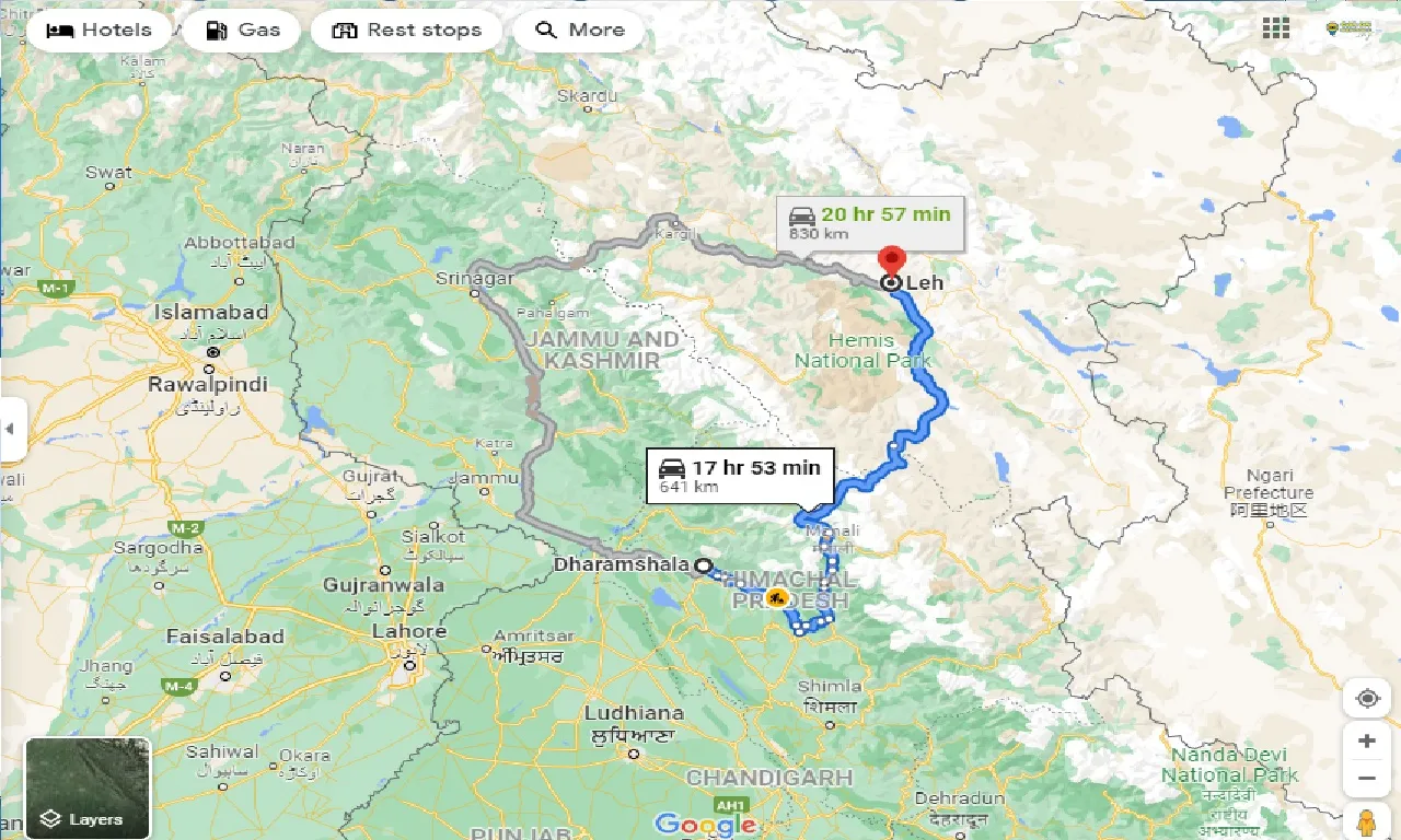 dharamshala-to-leh-one-way