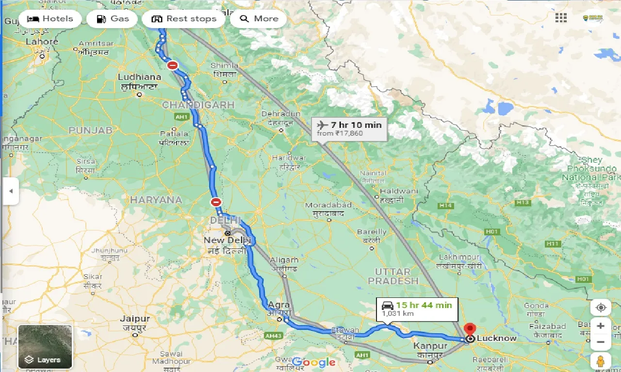 dharamshala-to-lucknow-taxi