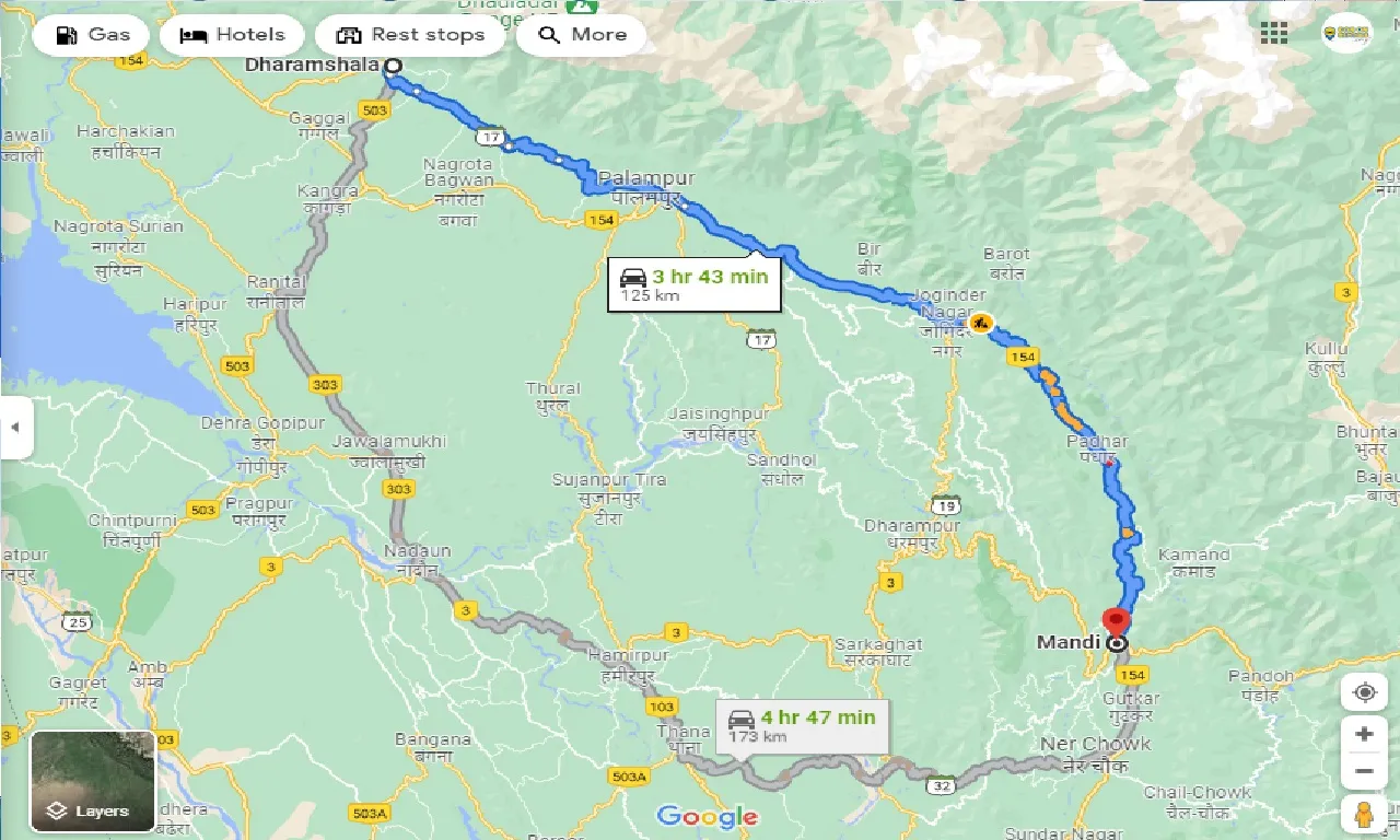 dharamshala-to-mandi-taxi
