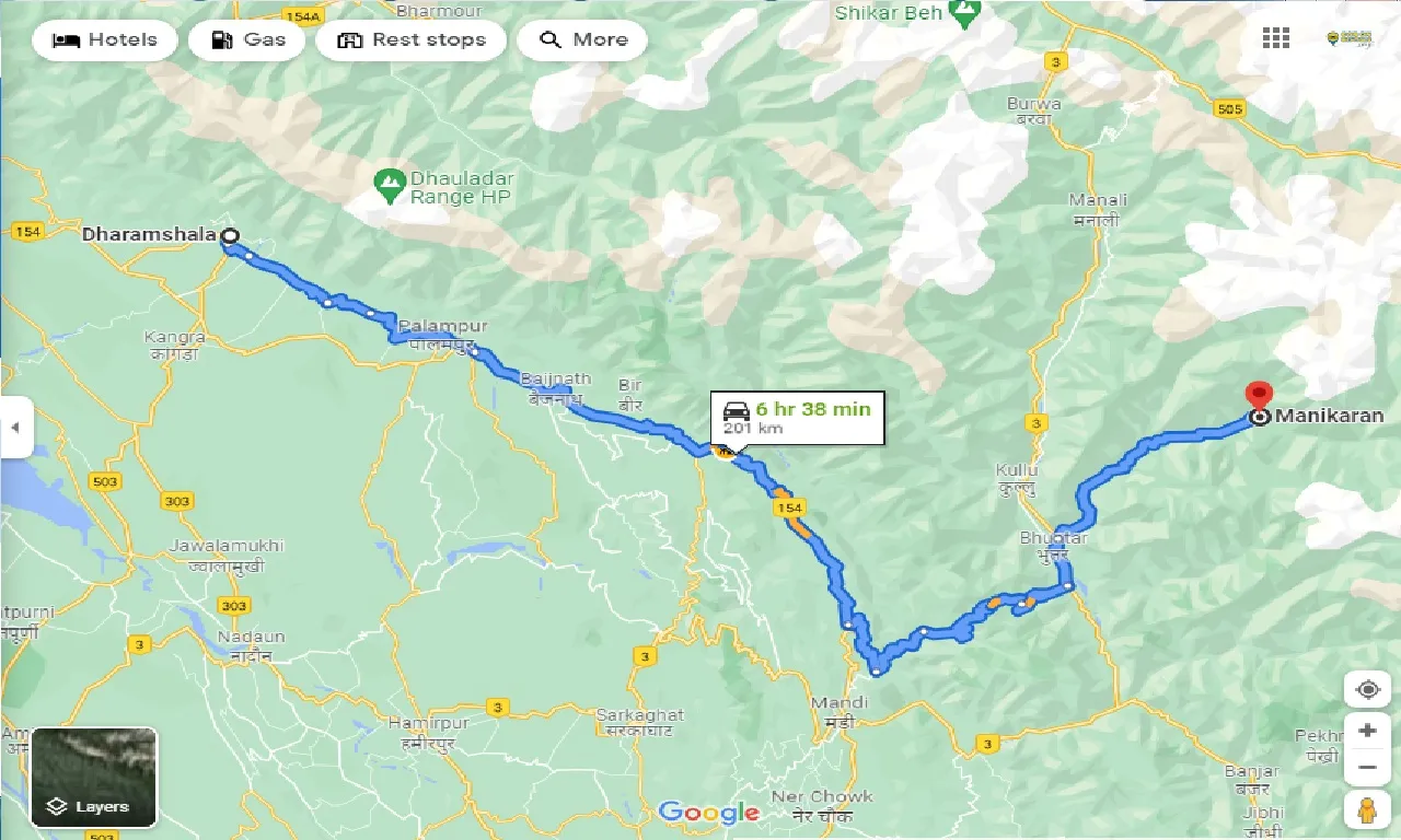 dharamshala-to-manikaran-taxi
