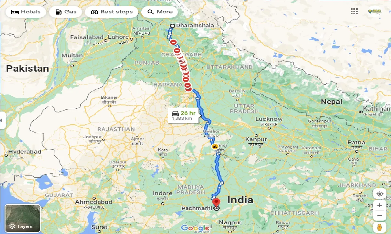 dharamshala-to-pachmarhi-one-way