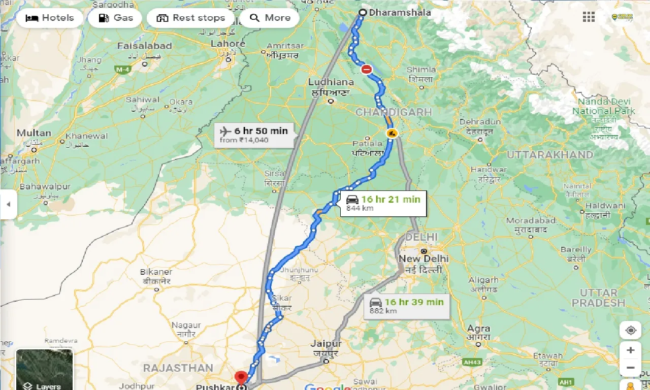 dharamshala-to-pushkar-taxi