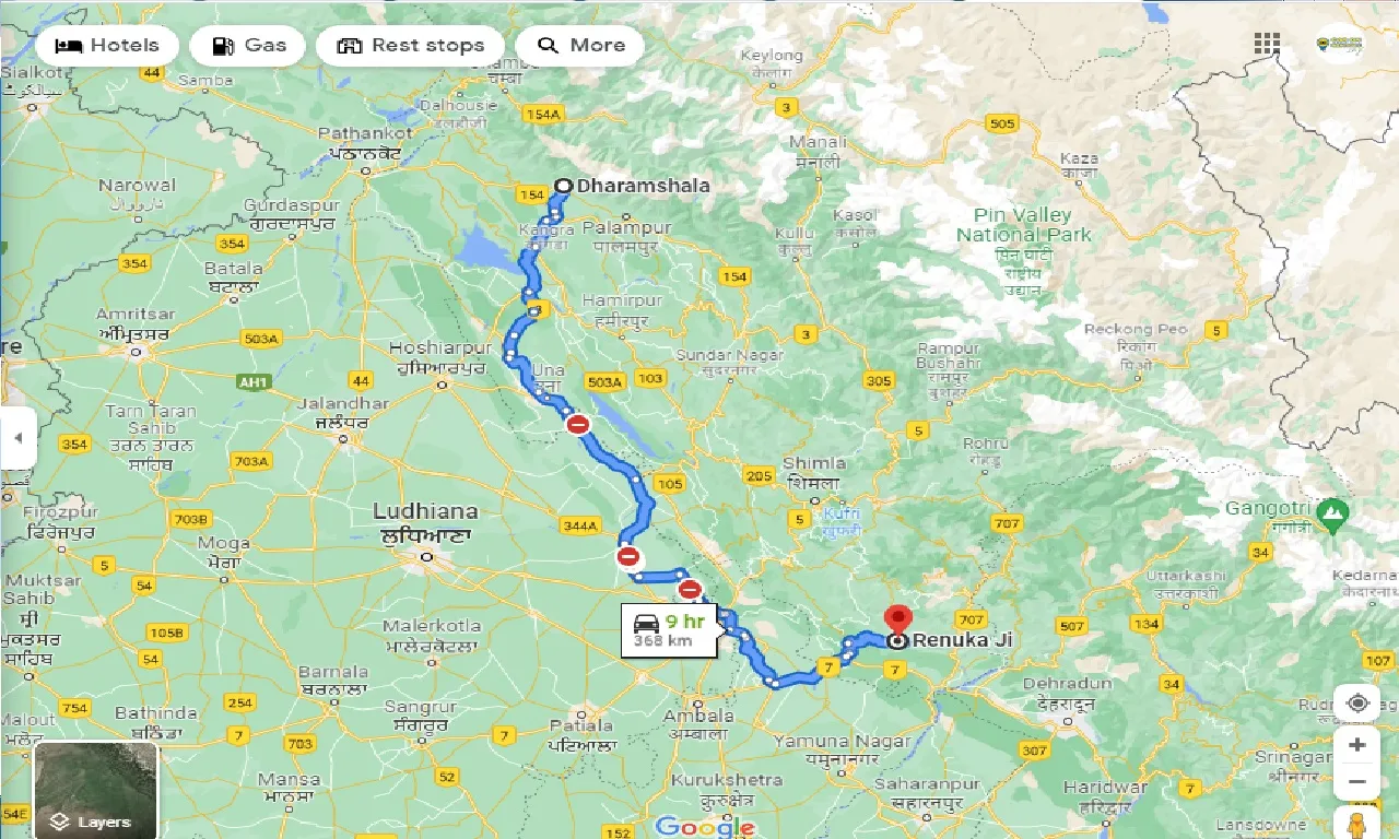 dharamshala-to-renuka-ji-one-way