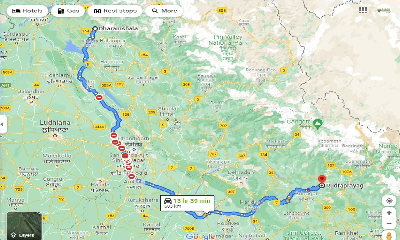 dharamshala-to-rudraprayag-one-way