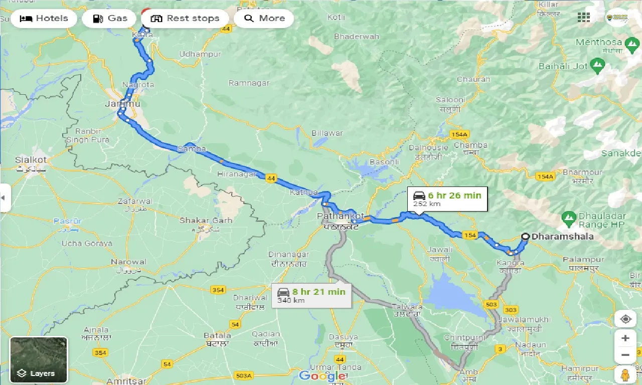 dharamshala-to-vaishno-devi-one-way