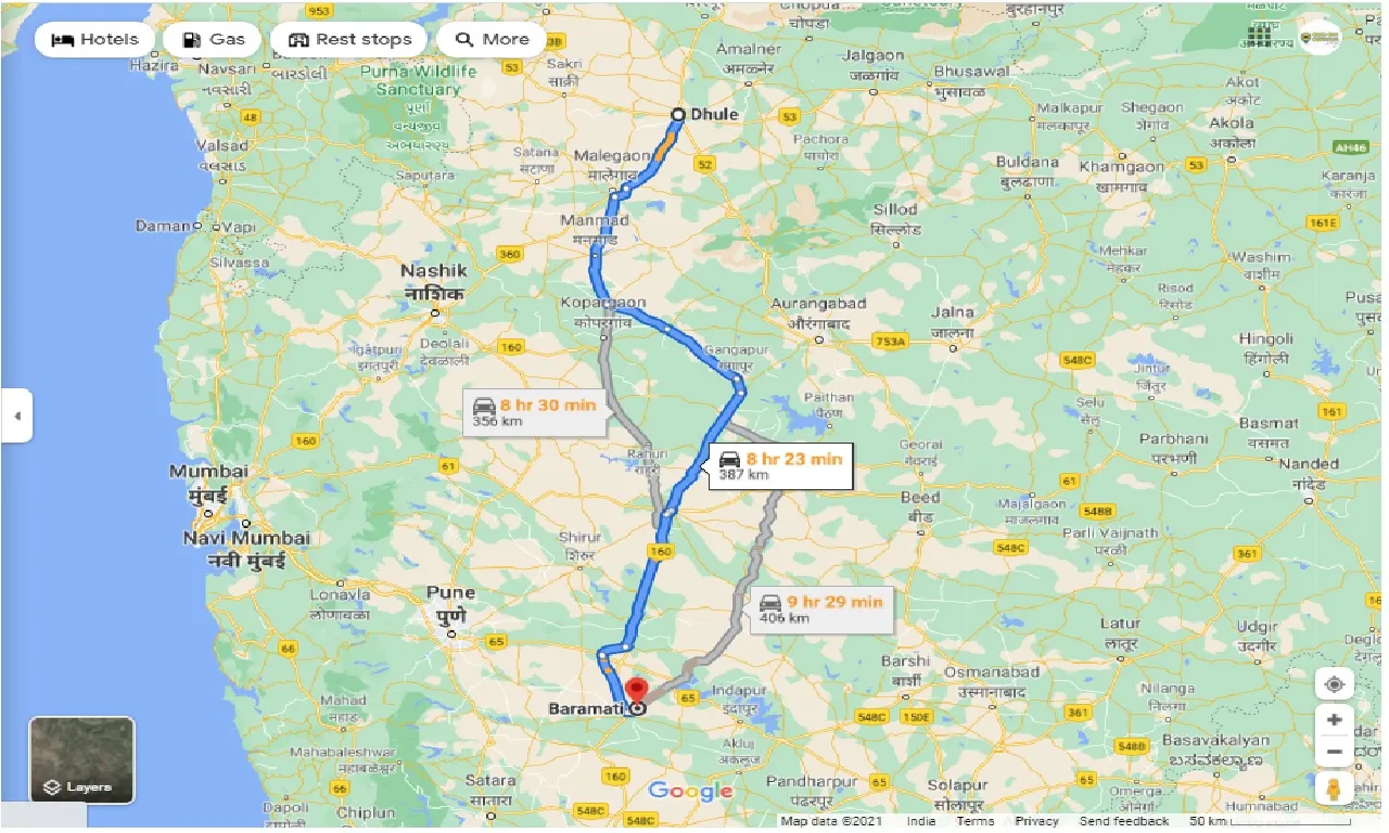 dhule-to-baramati-round-trip