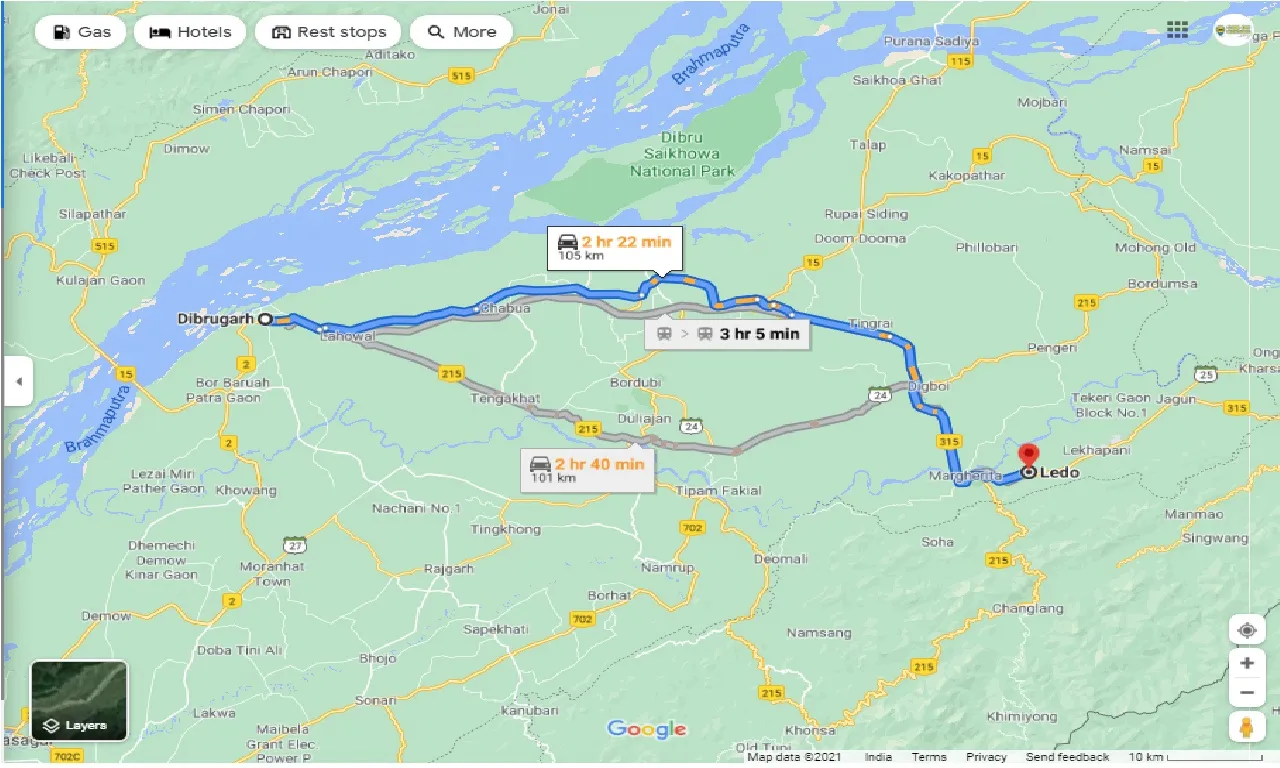 dibrugarh-to-ledo-round-trip