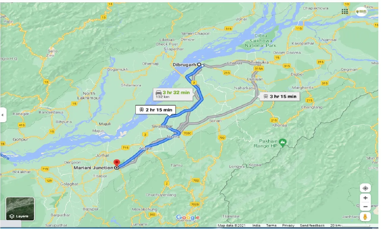 dibrugarh-to-mariani-jn-round-trip