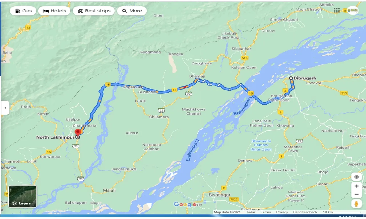 dibrugarh-to-north-lakhimpur-round-trip