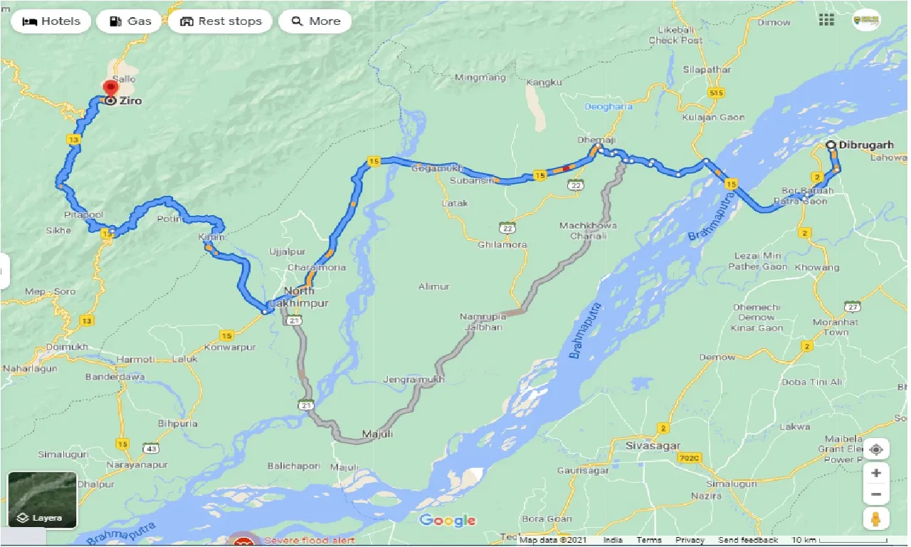 dibrugarh-to-ziro-one-way
