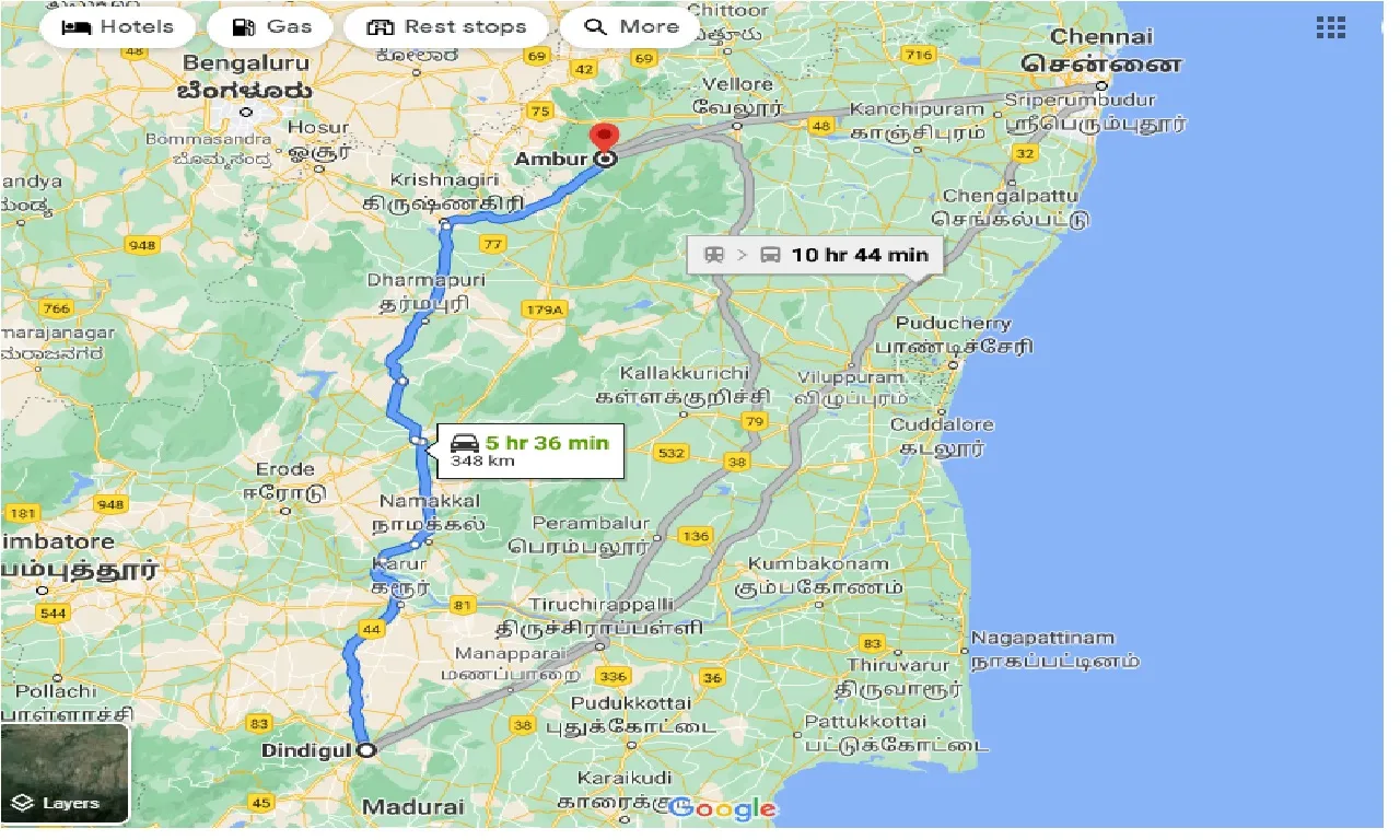 dindigul-to-ambur-taxi