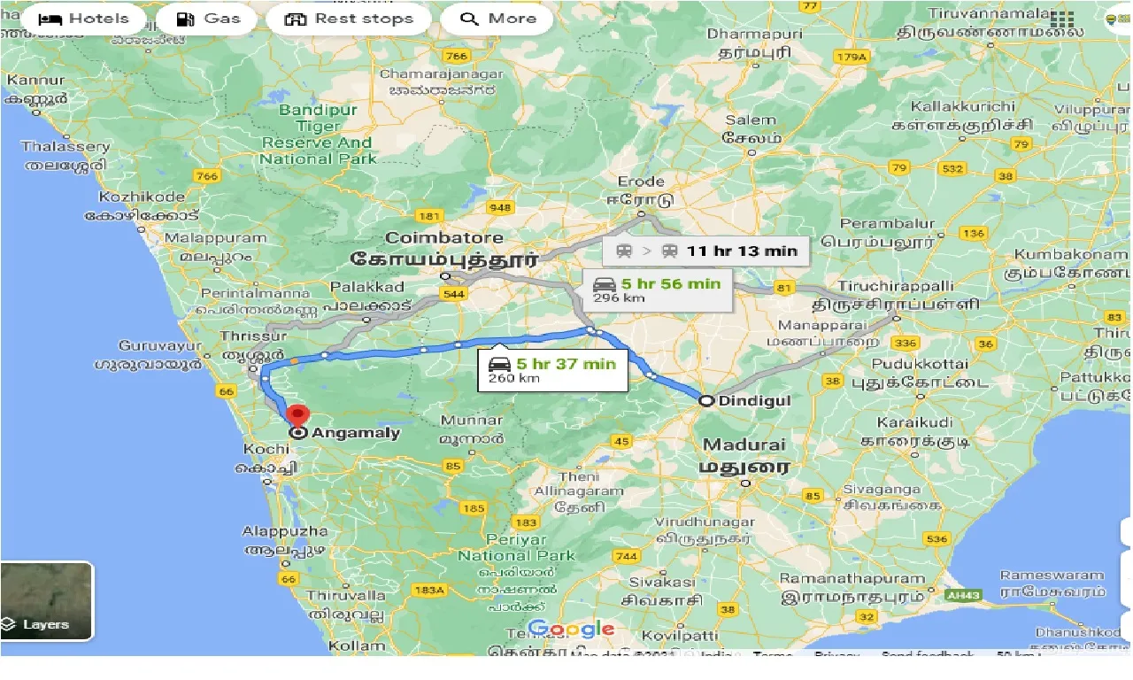 dindigul-to-angamaly-taxi