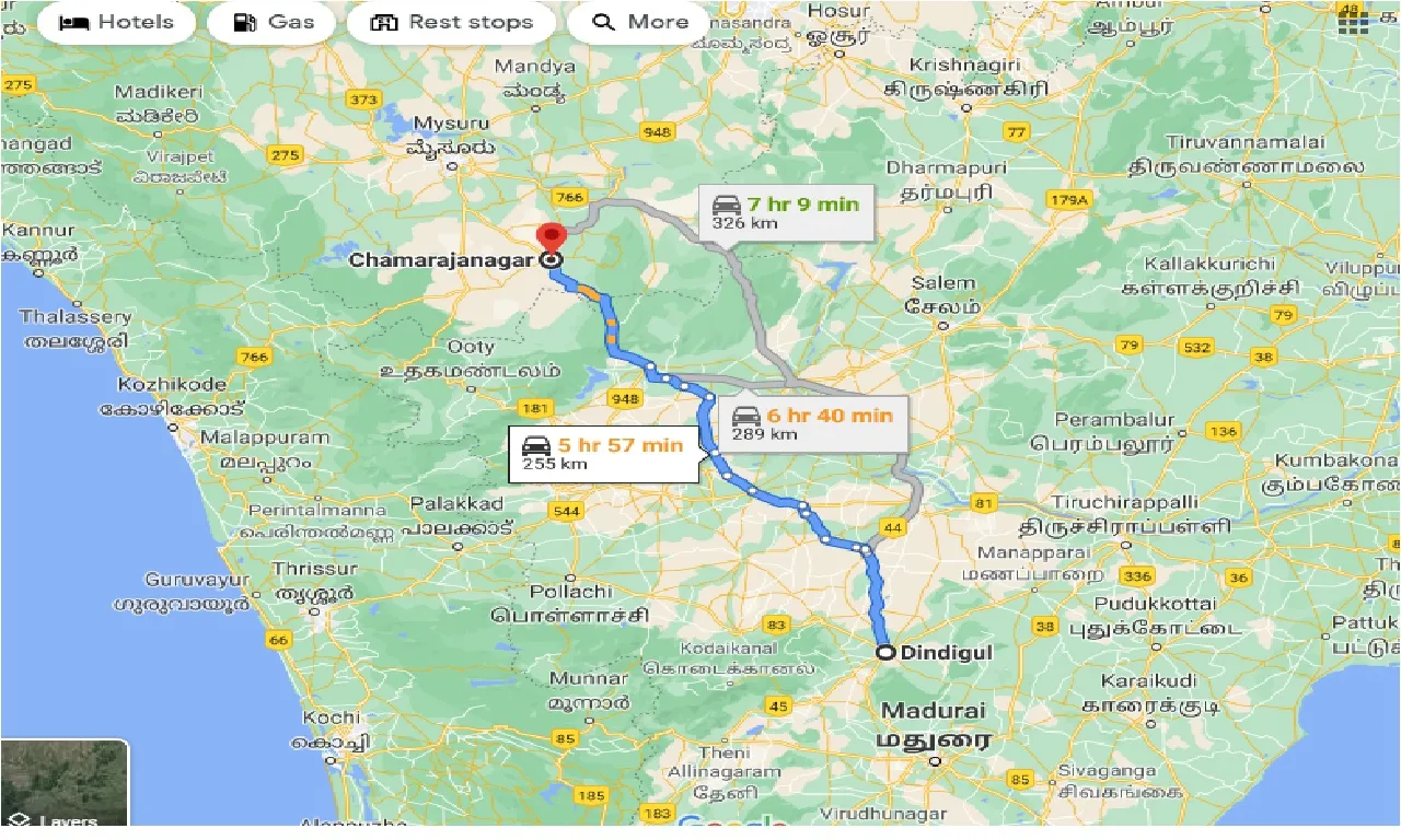 dindigul-to-chamarajanagar-taxi