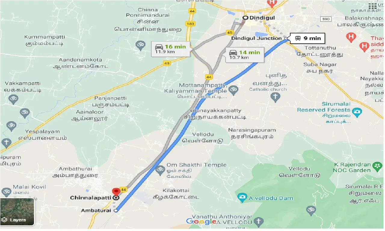 dindigul-to-chinnalapatti-one-way