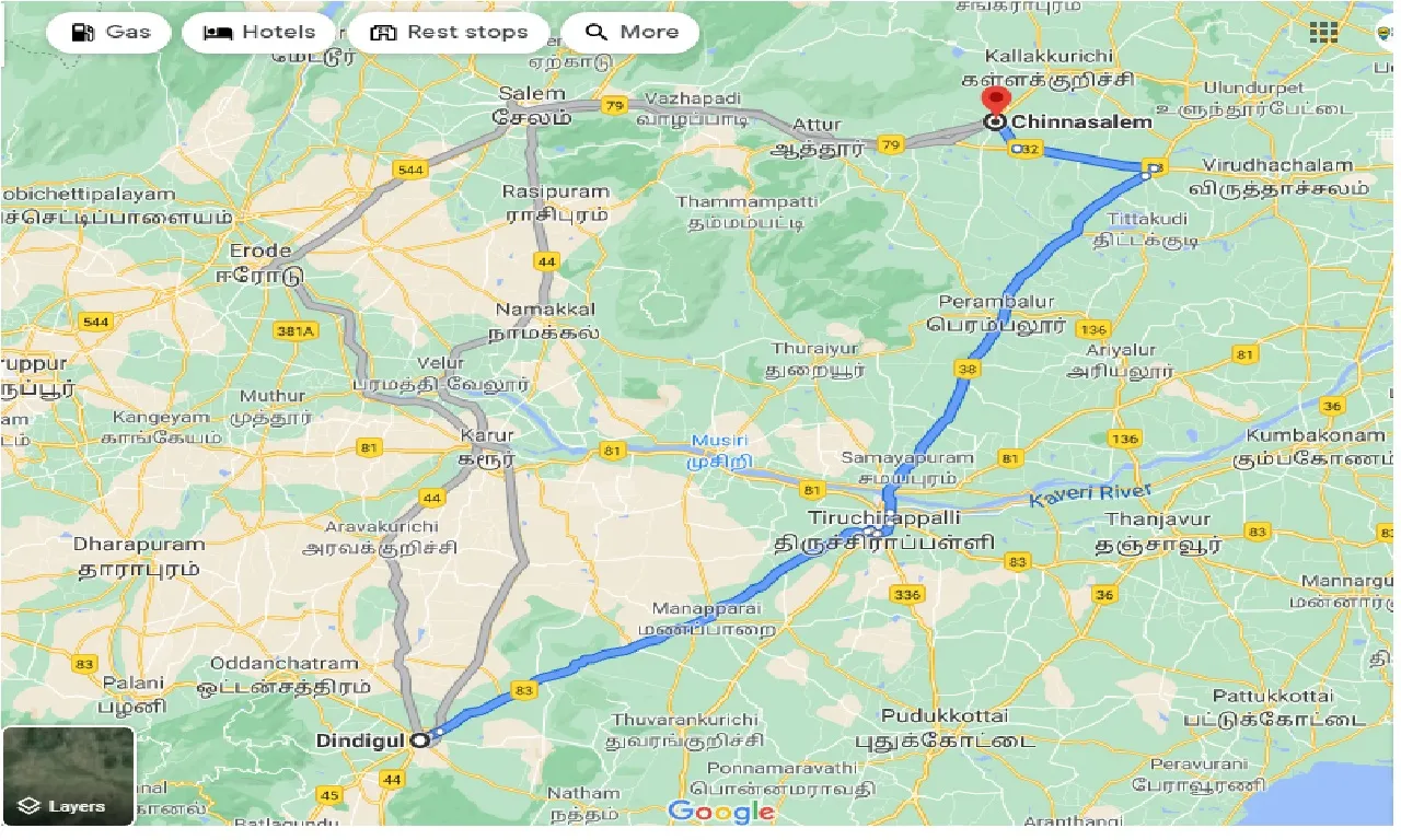 dindigul-to-chinnasalem-one-way