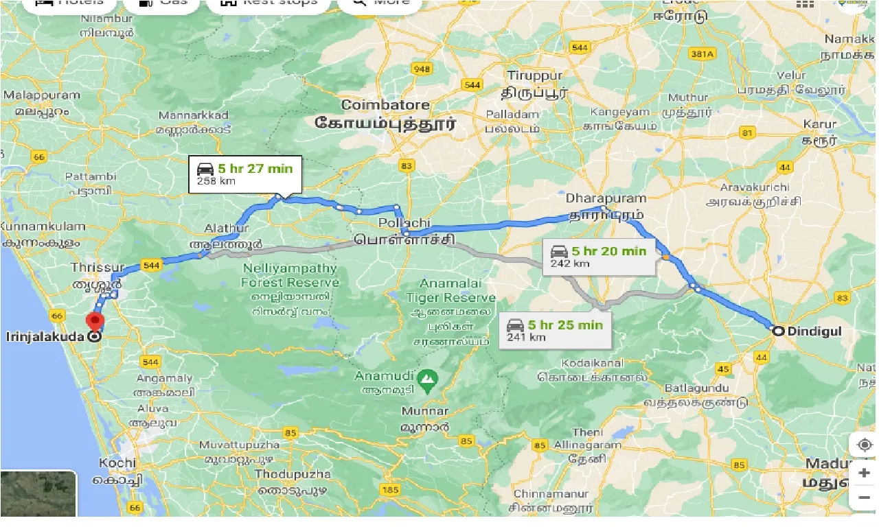dindigul-to-irinjalakuda-one-way