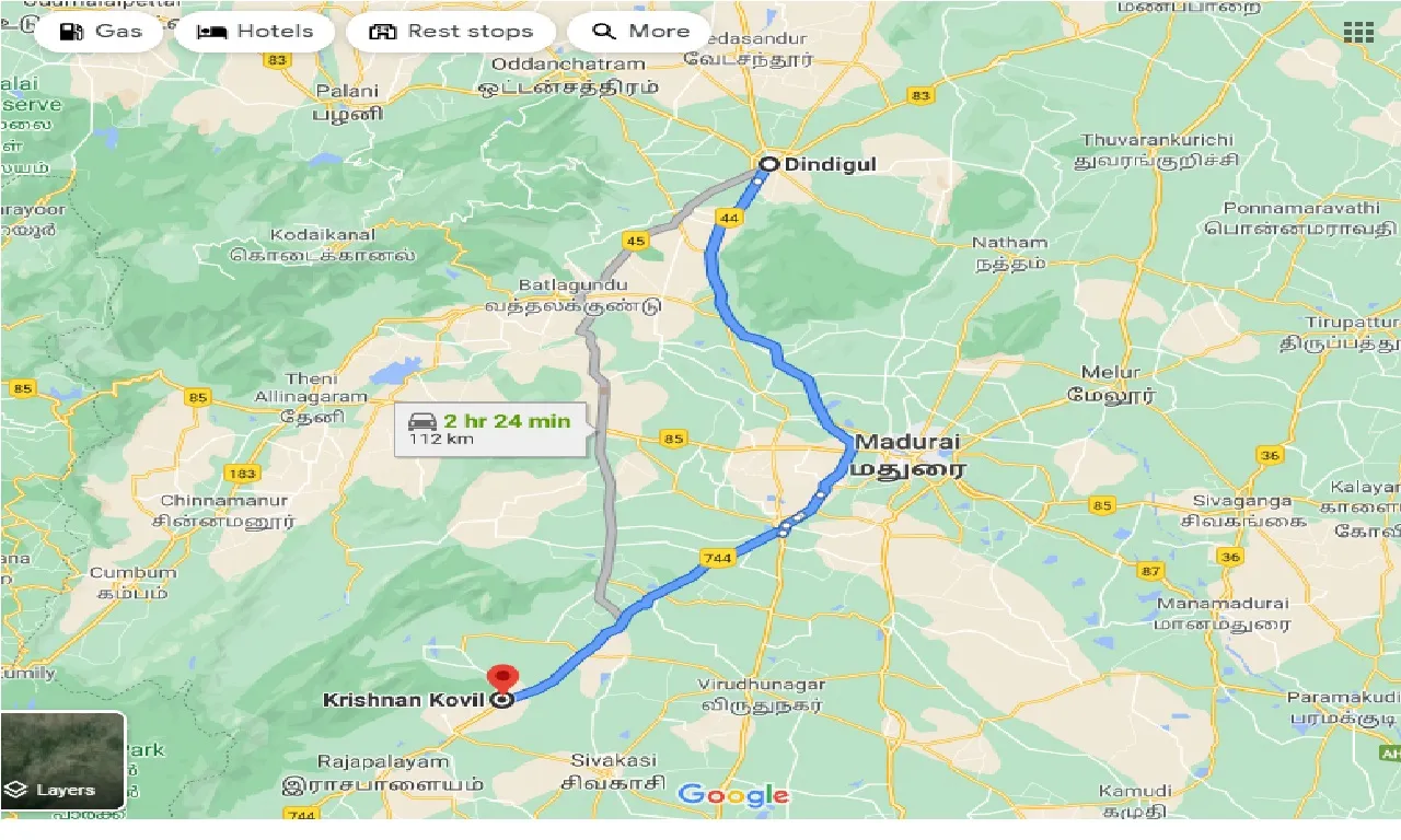 dindigul-to-krishnan-kovil-one-way