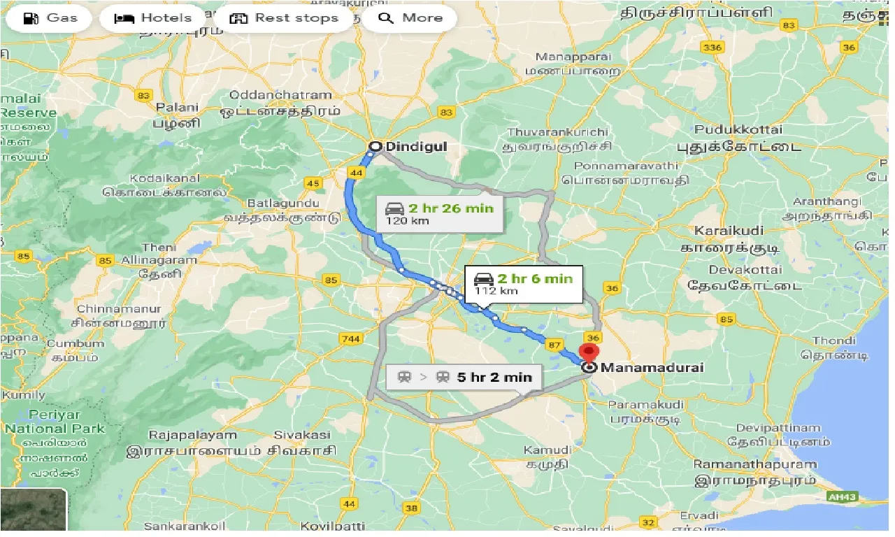 dindigul-to-manamadurai-taxi