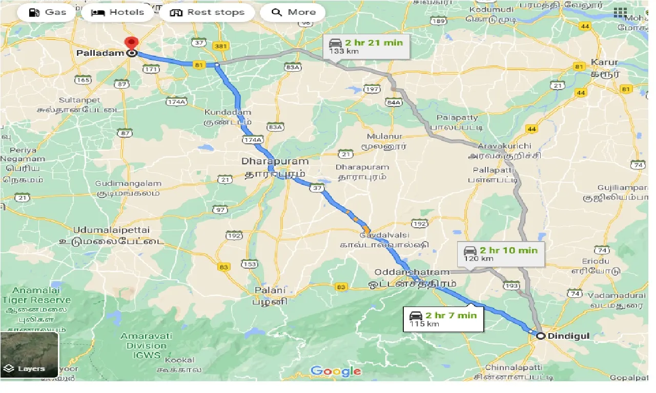 dindigul-to-palladam-taxi