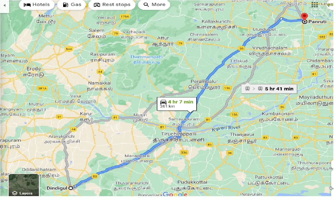 dindigul-to-panruti-taxi