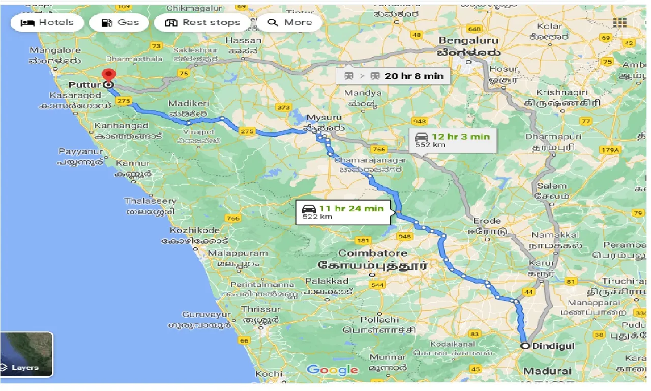 dindigul-to-puttur-taxi