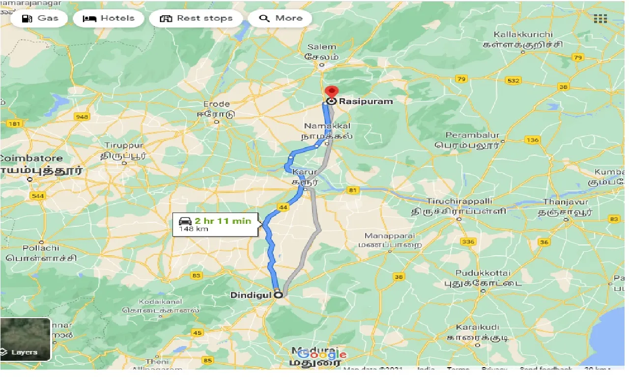 dindigul-to-rasipuram-one-way