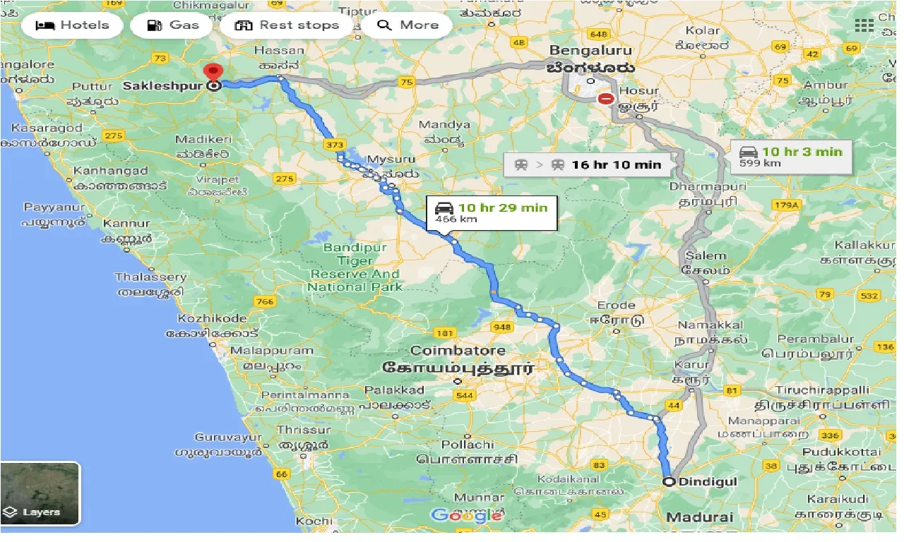 dindigul-to-sakleshpur-taxi