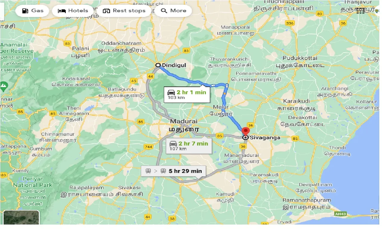 dindigul-to-sivaganga-one-way