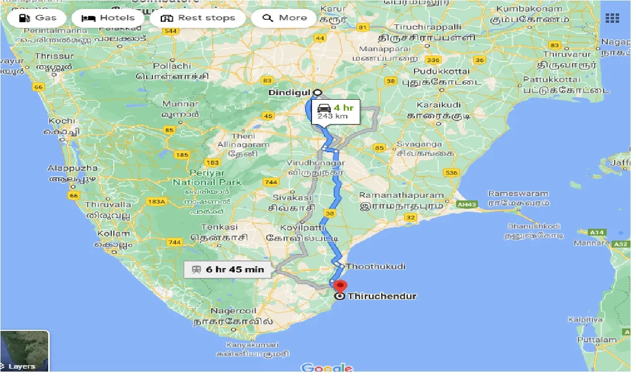 dindigul-to-thiruchendur-taxi