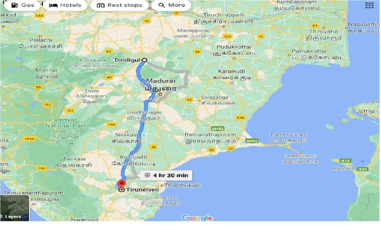 dindigul-to-tirunelveli-taxi