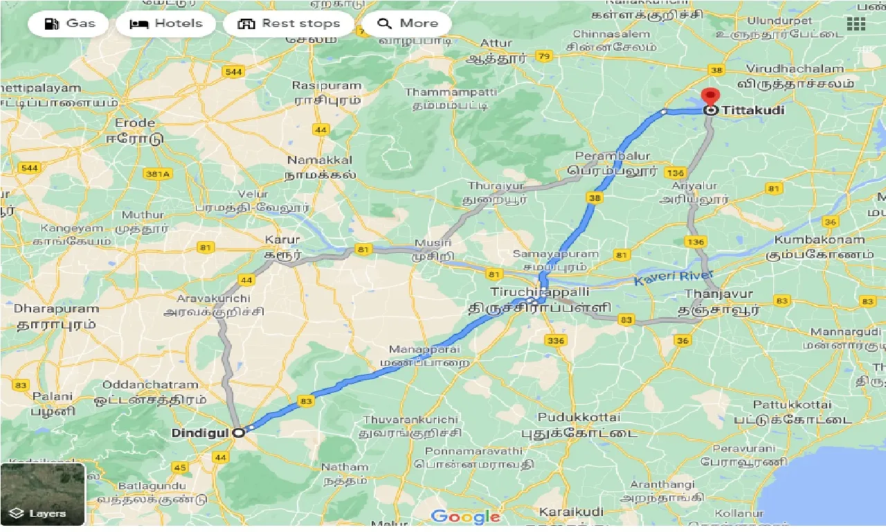 dindigul-to-tittakudi-one-way